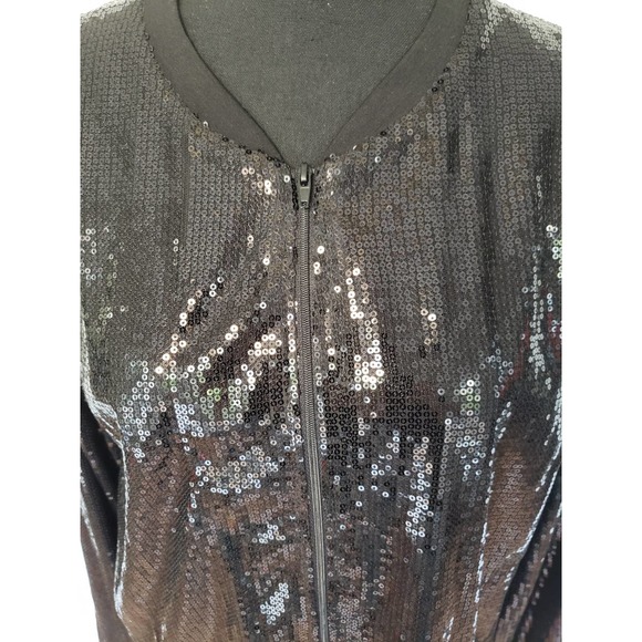 🆕 DREW Anthropologie Peppa Sequin Jacket - Picture 3 of 5